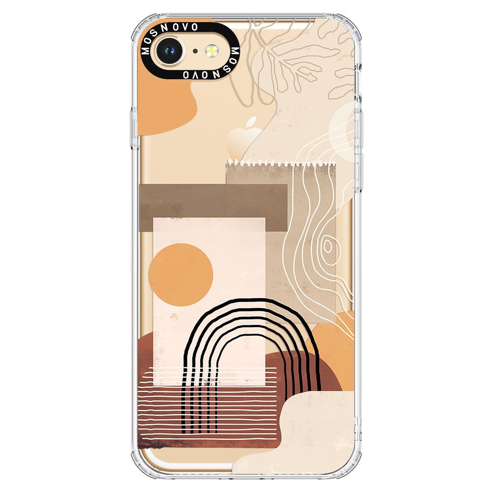 Minimalist Abstract Art Phone Case - iPhone 8 Case - MOSNOVO