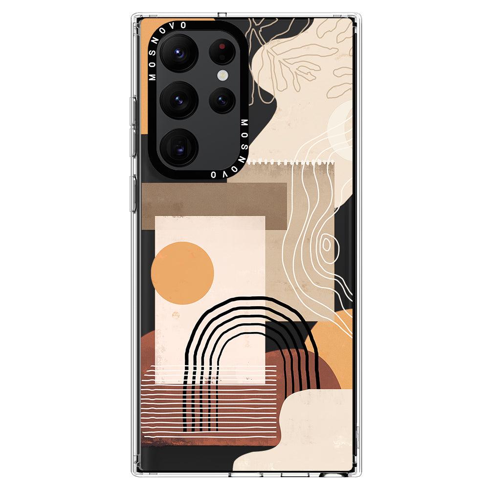 Minimalist Abstract Art Phone Case - Samsung Galaxy S22 Ultra Case - MOSNOVO