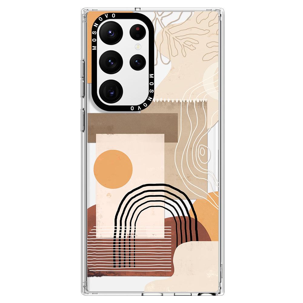 Minimalist Abstract Art Phone Case - Samsung Galaxy S22 Ultra Case - MOSNOVO