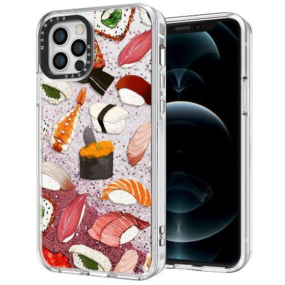 Mixed Sushi Glitter Phone Case - iPhone 12 Pro Case - MOSNOVO