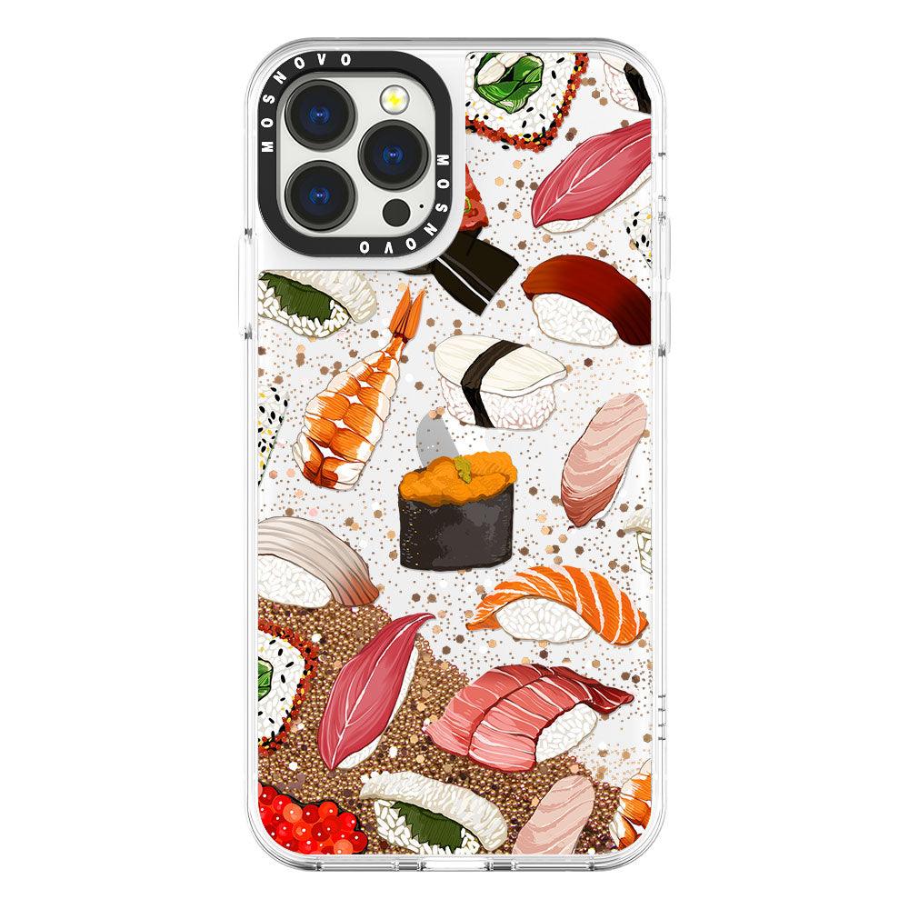 Mixed Sushi Glitter Phone Case - iPhone 13 Pro Max Case - MOSNOVO