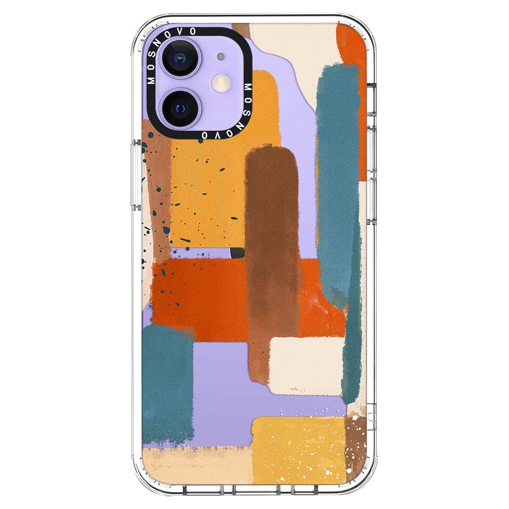 Modern Abstract Artwork Phone Case - iPhone 12 Mini Case - MOSNOVO