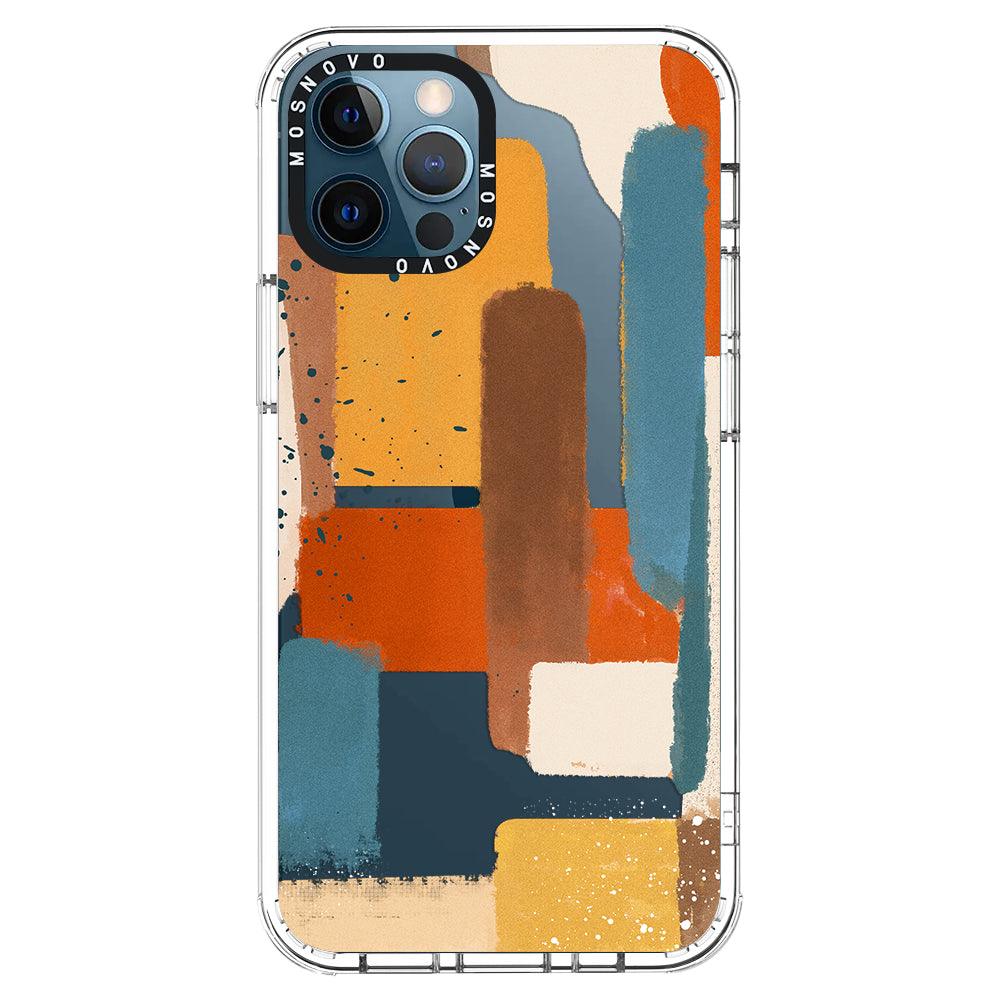 Modern Abstract Artwork Phone Case - iPhone 12 Pro Case - MOSNOVO