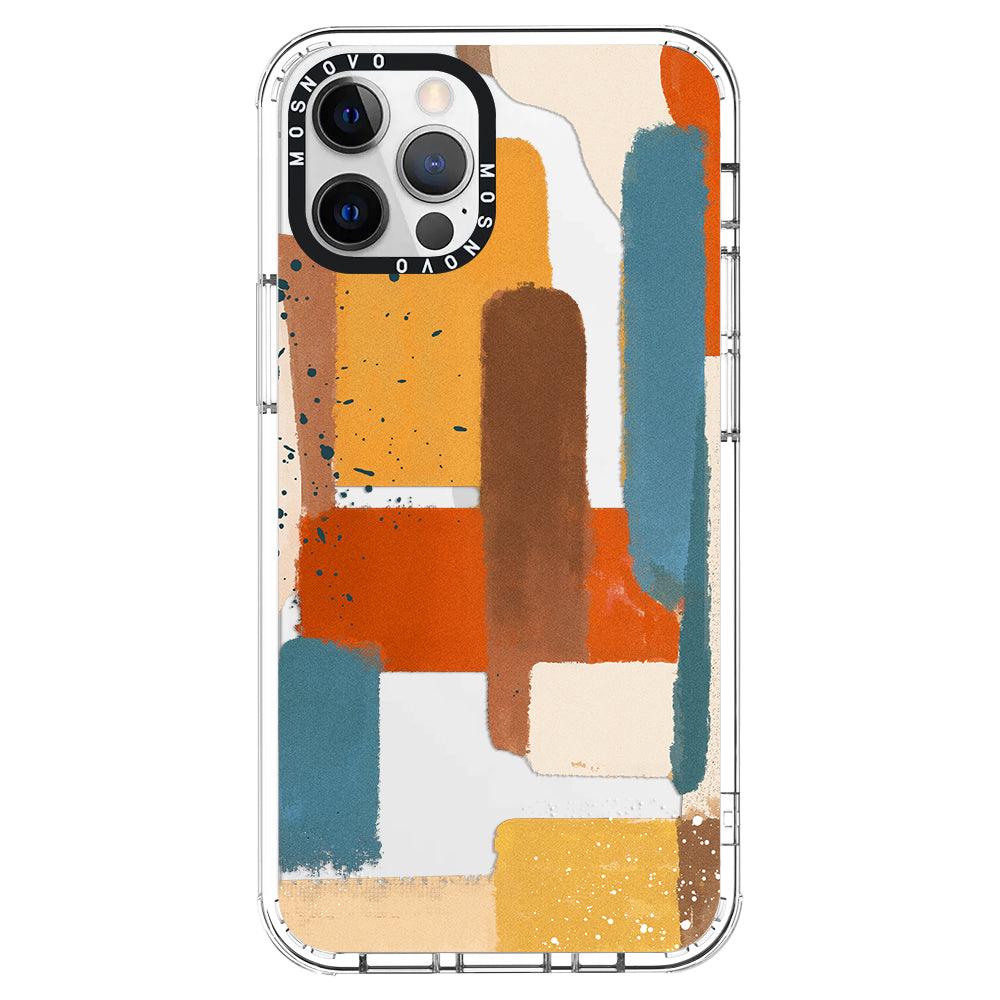 Modern Abstract Artwork Phone Case - iPhone 12 Pro Max Case - MOSNOVO