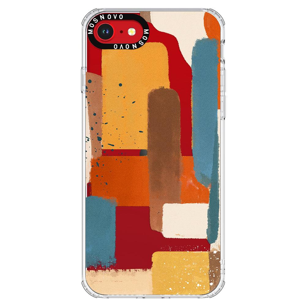 Modern Abstract Artwork Phone Case - iPhone SE 2022 Case - MOSNOVO