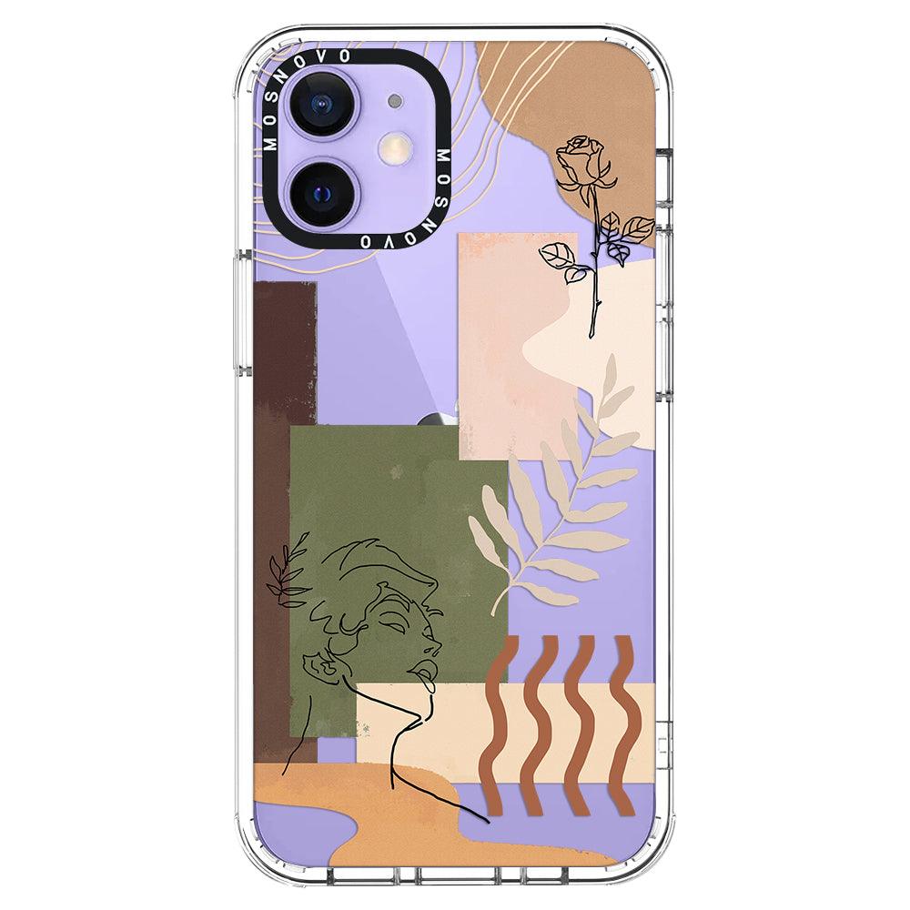 Modern Art Phone Case - iPhone 12 Mini Case - MOSNOVO
