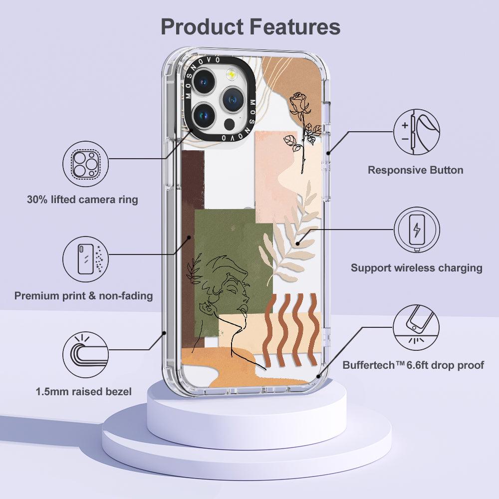 Modern Art Phone Case - iPhone 12 Pro Max Case - MOSNOVO