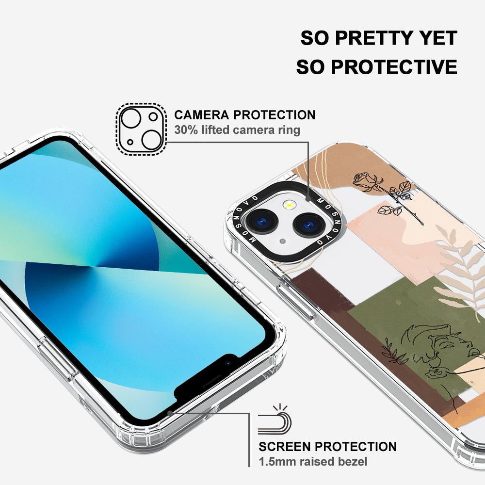 Modern Art Phone Case - iPhone 13 Mini Case - MOSNOVO