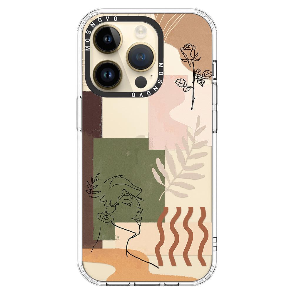 Modern Art Phone Case - iPhone 14 Pro Case - MOSNOVO