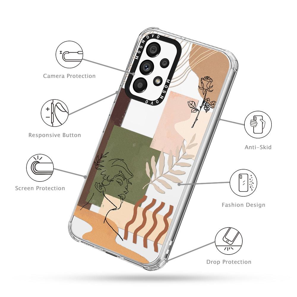 Modern Art Phone Case - Samsung Galaxy A53 Case - MOSNOVO