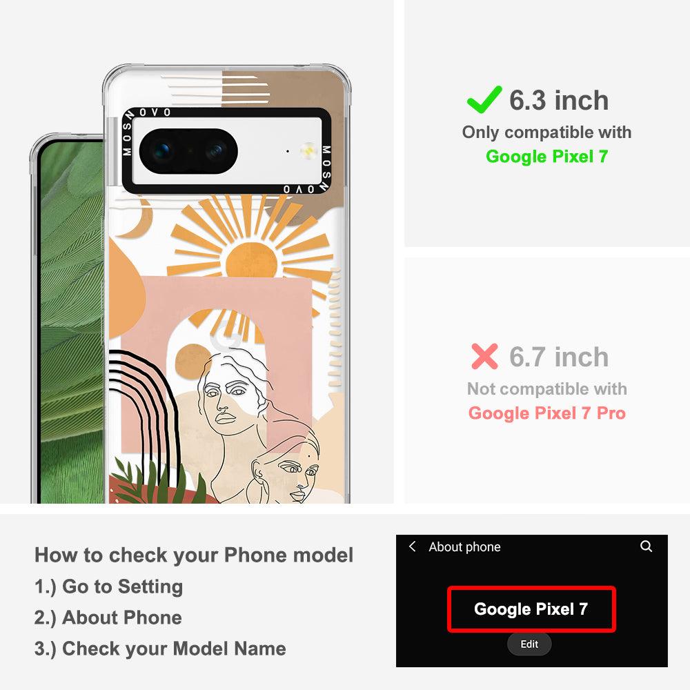 Modern Collage Art Phone Case - Google Pixel 7 Case - MOSNOVO