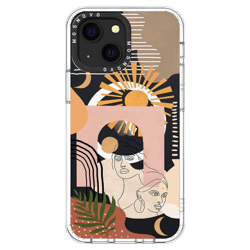 Modern Collage Art Phone Case - iPhone 13 Case - MOSNOVO