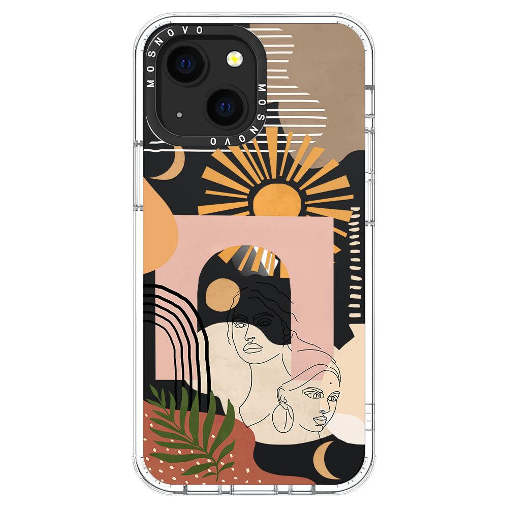 Modern Collage Art Phone Case - iPhone 13 Case - MOSNOVO