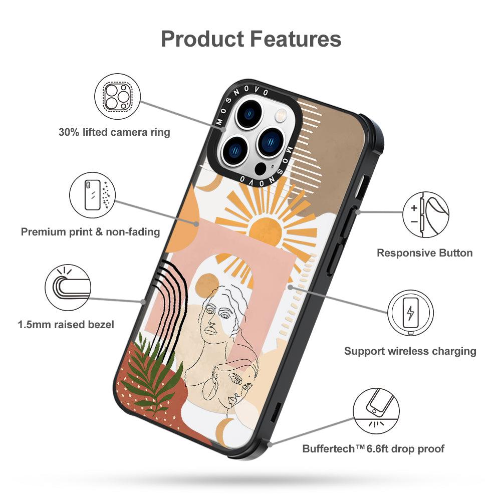 Modern Collage Art Phone Case - iPhone 13 Pro Case - MOSNOVO