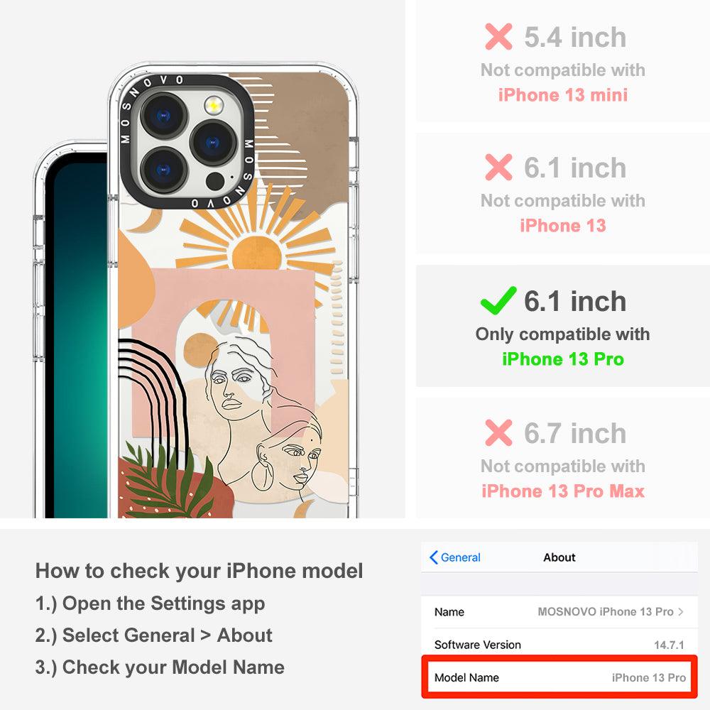 Modern Collage Art Phone Case - iPhone 13 Pro Case - MOSNOVO