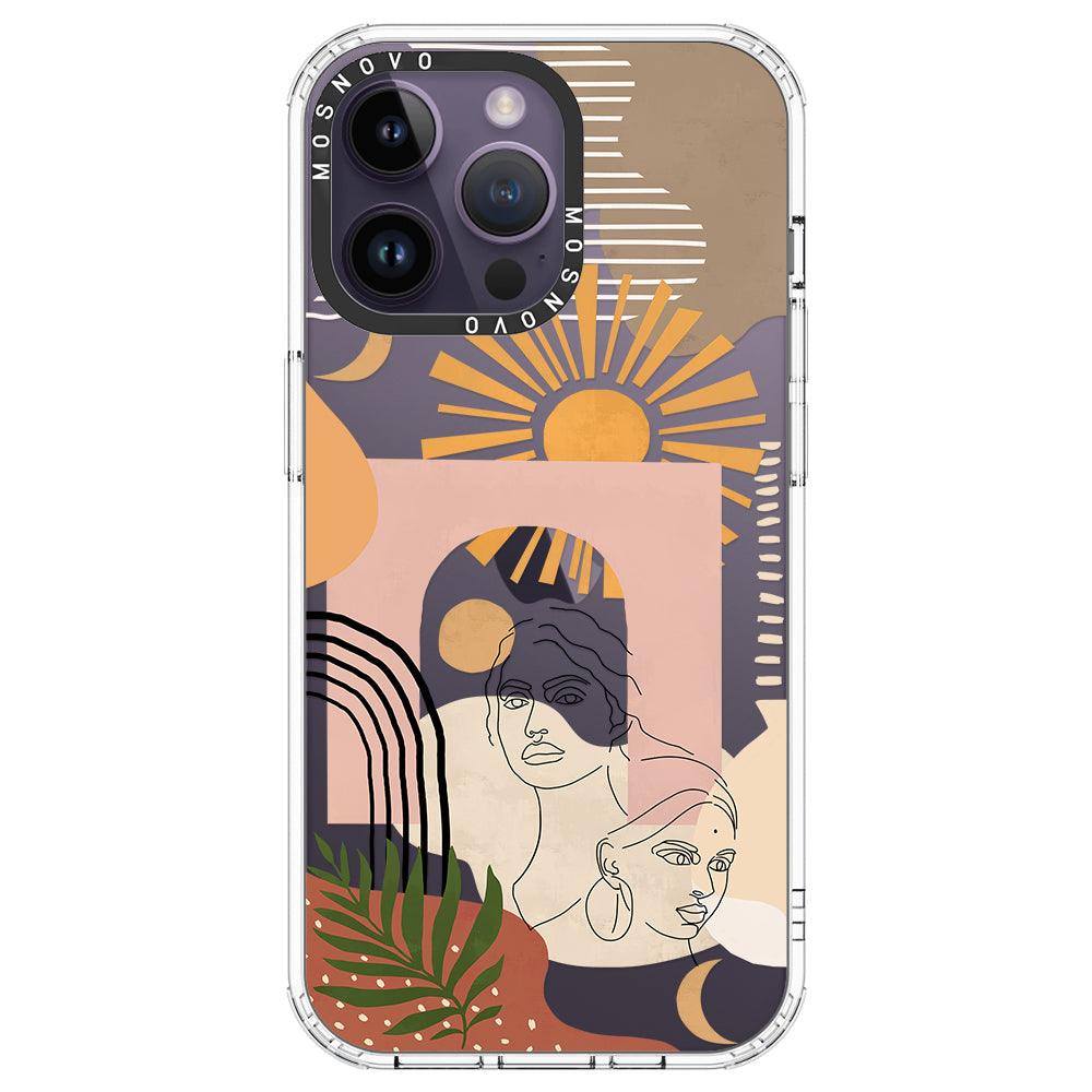 Modern Collage Art Phone Case - iPhone 14 Pro Max Case - MOSNOVO
