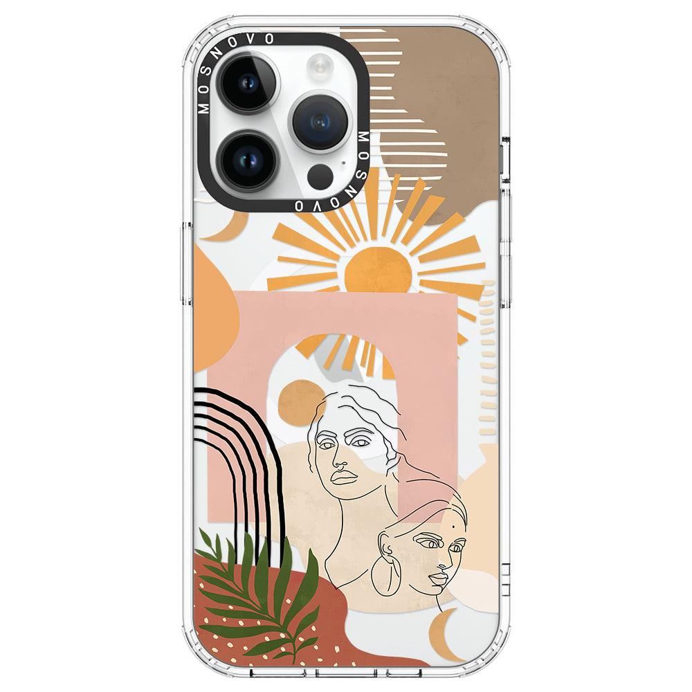 Modern Collage Art Phone Case - iPhone 14 Pro Max Case - MOSNOVO