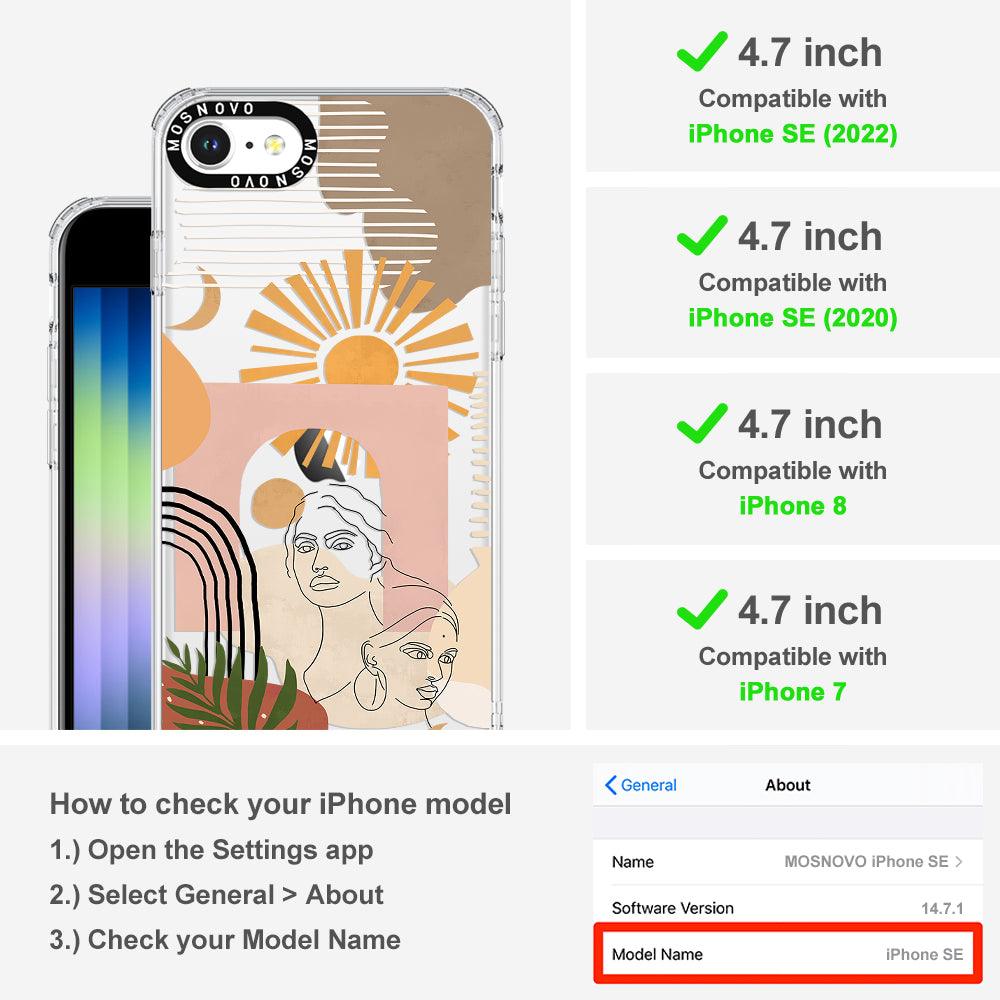 Modern Collage Art Phone Case - iPhone 7 Case - MOSNOVO
