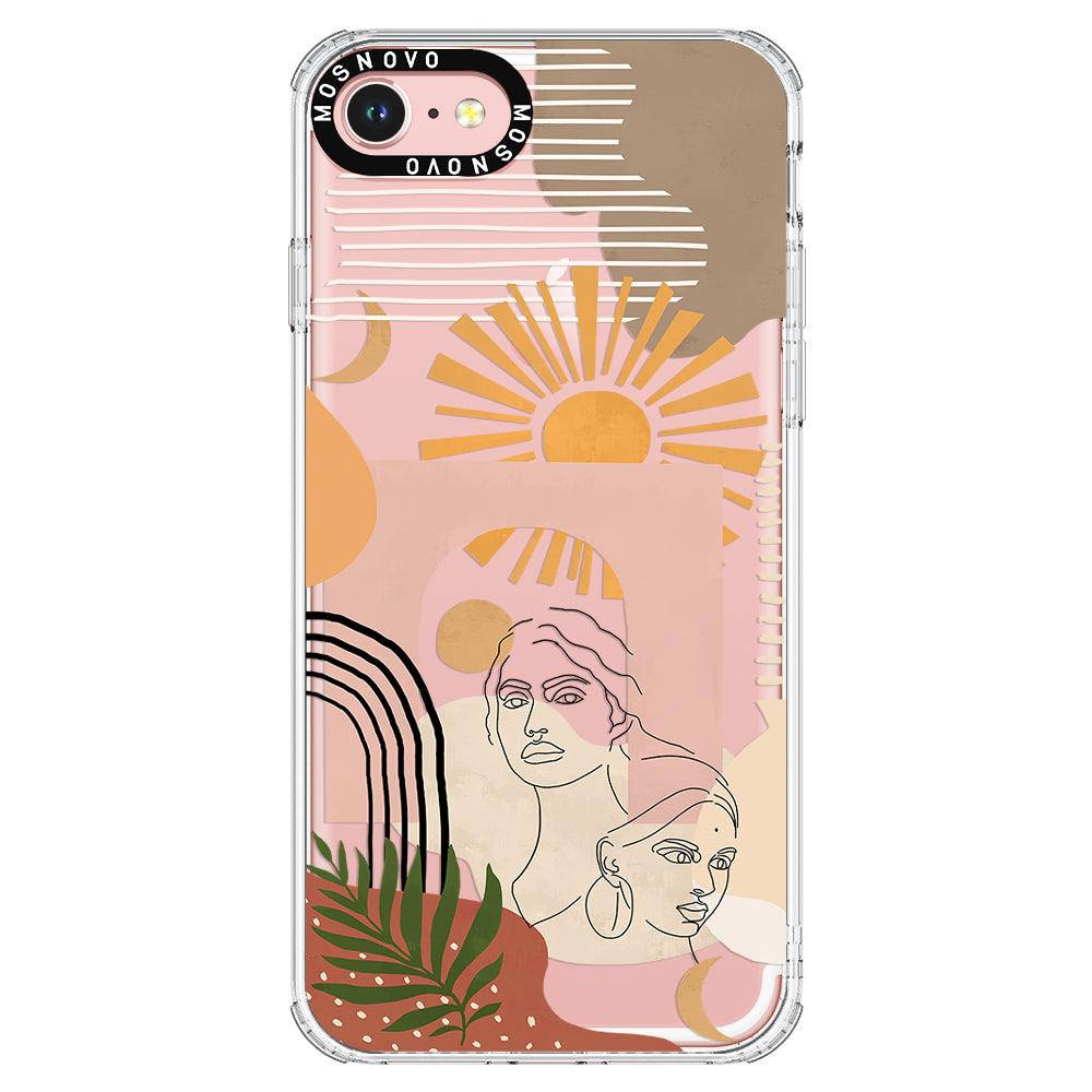 Modern Collage Art Phone Case - iPhone 8 Case - MOSNOVO