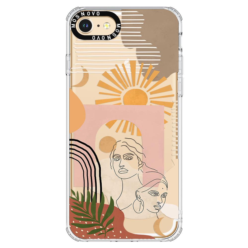 Modern Collage Art Phone Case - iPhone 8 Case - MOSNOVO