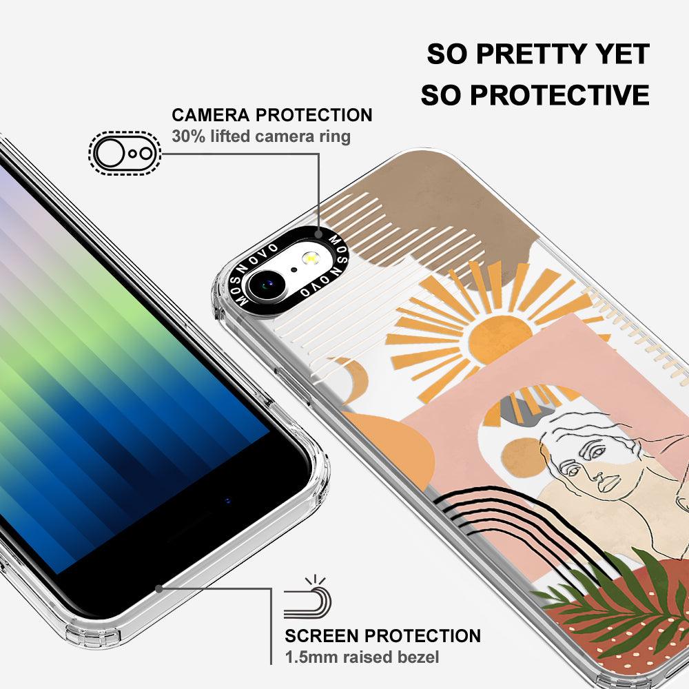 Modern Collage Art Phone Case - iPhone SE 2022 Case - MOSNOVO