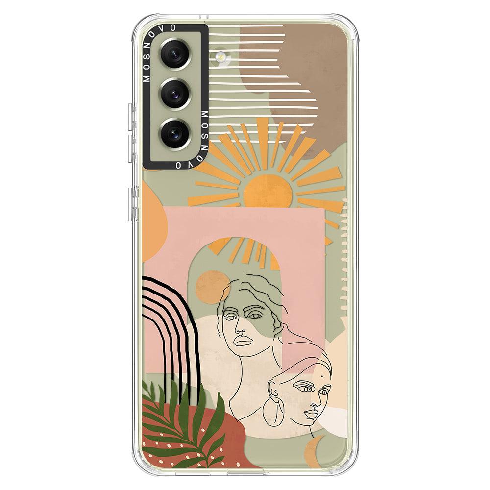 Modern Collage Art Phone Case - Samsung Galaxy S21 FE Case - MOSNOVO