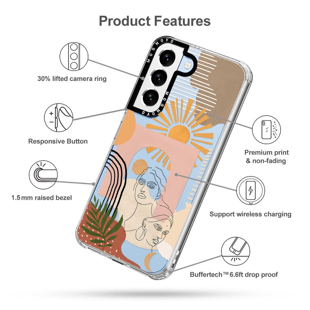 Modern Collage Art Phone Case - Samsung Galaxy S22 Plus Case - MOSNOVO