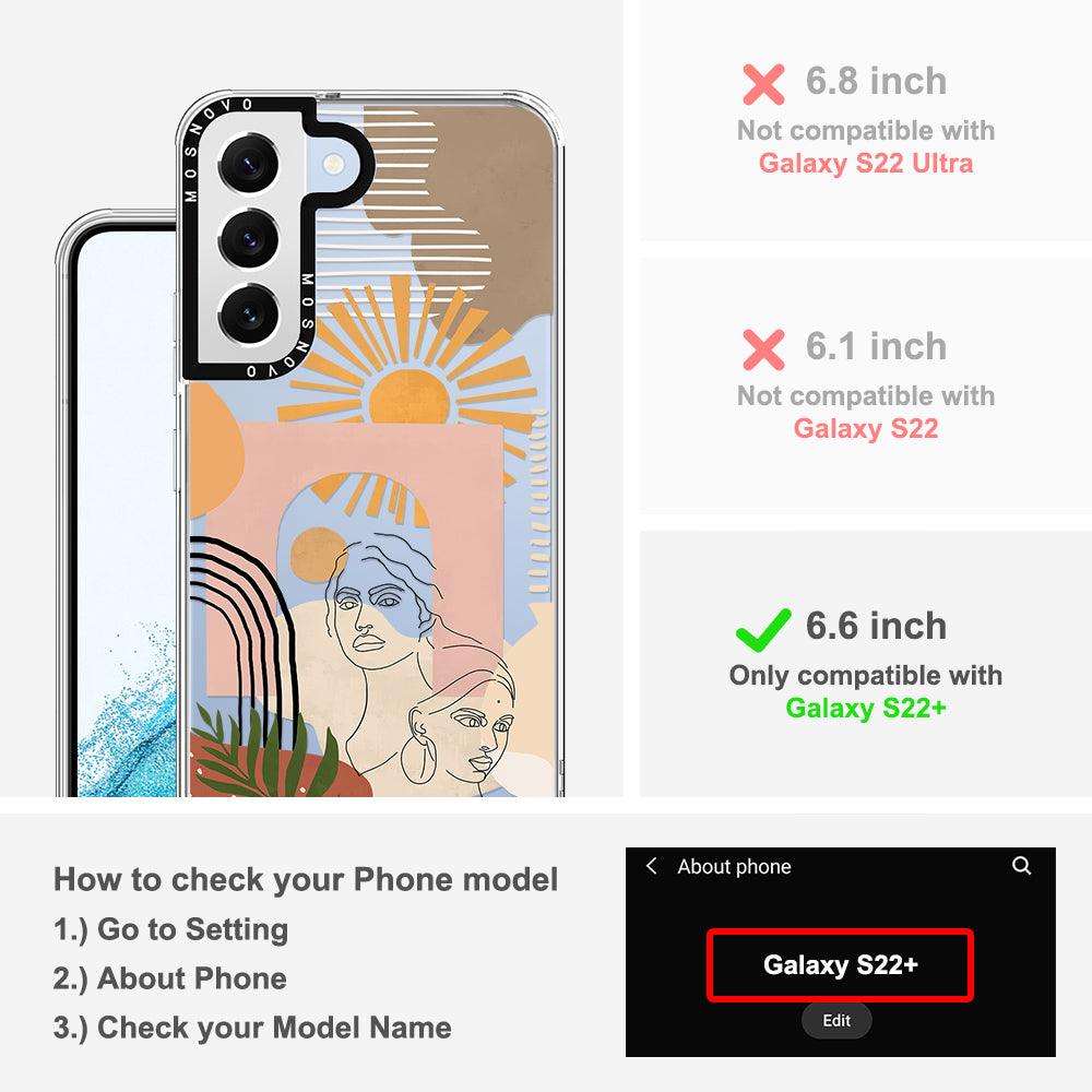 Modern Collage Art Phone Case - Samsung Galaxy S22 Plus Case - MOSNOVO