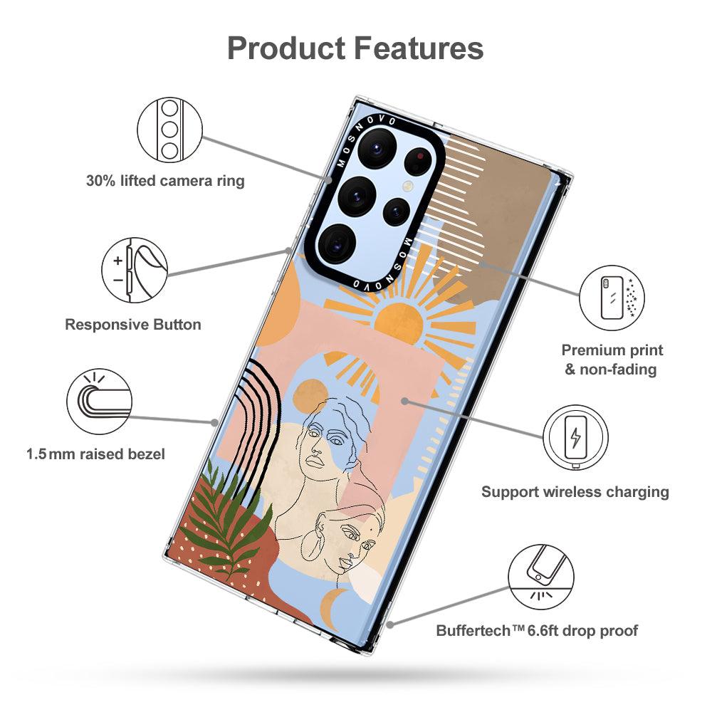 Modern Collage Art Phone Case - Samsung Galaxy S22 Ultra Case - MOSNOVO