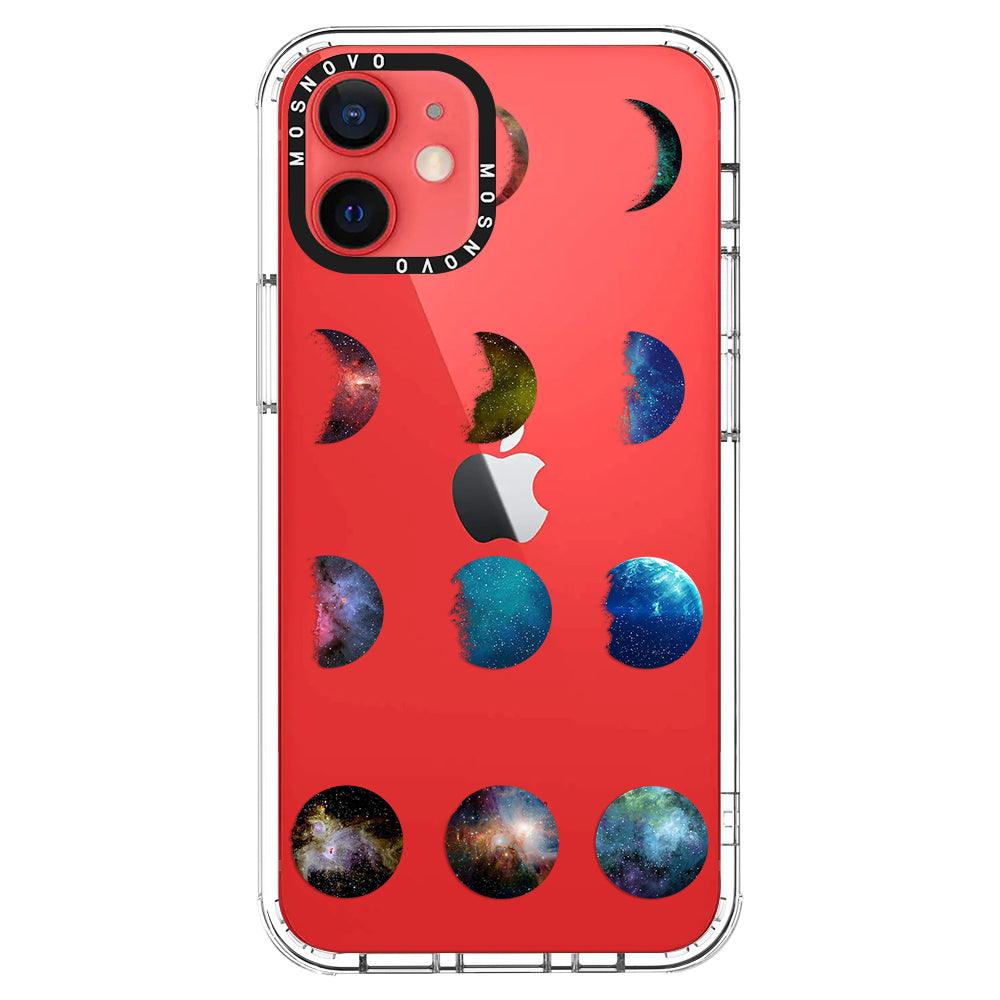 Moon Phase Phone Case - iPhone 12 Mini Case - MOSNOVO