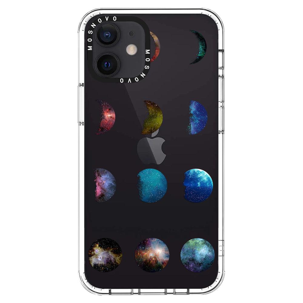 Moon Phase Phone Case - iPhone 12 Mini Case - MOSNOVO