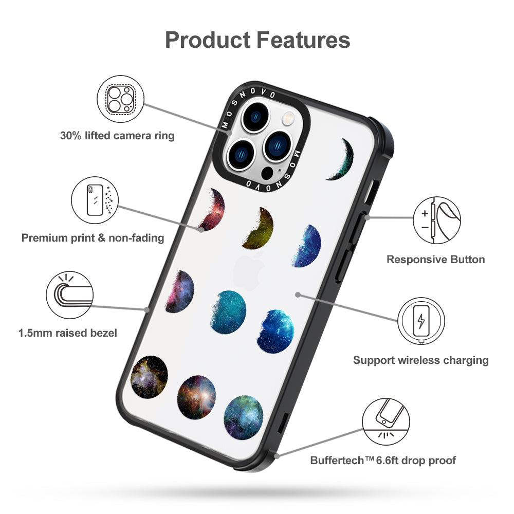 Moon Phase Phone Case - iPhone 13 Pro Case - MOSNOVO
