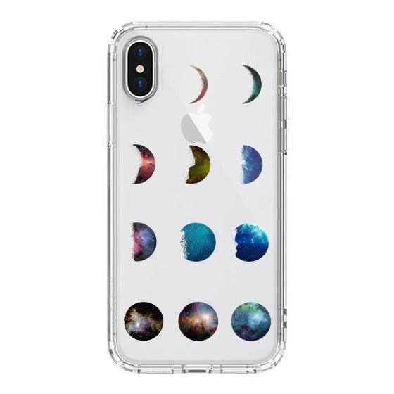 Moon Phase Phone Case - iPhone XS Case - MOSNOVO