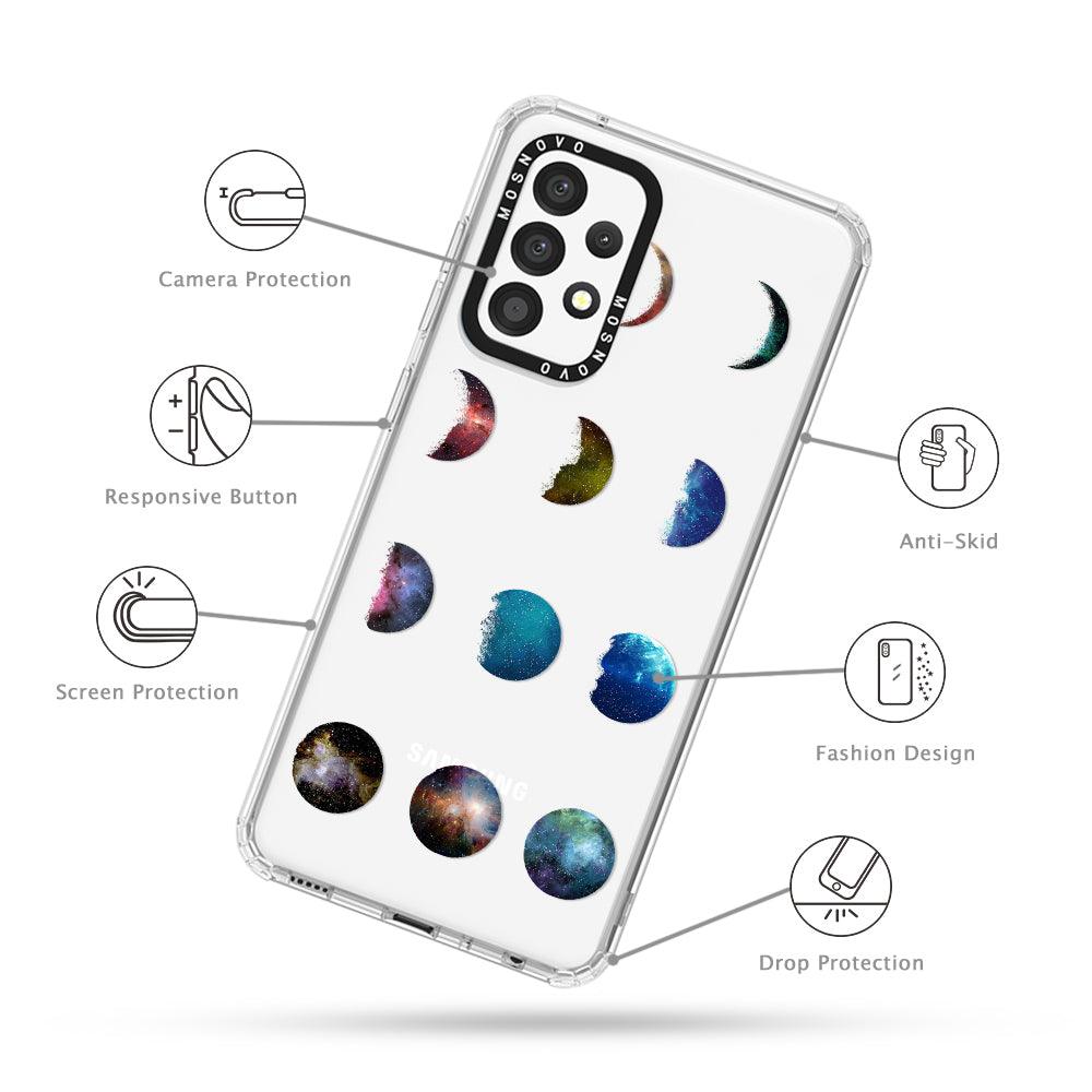Moon Phase Phone Case - Samsung Galaxy A52 & A52s Case - MOSNOVO
