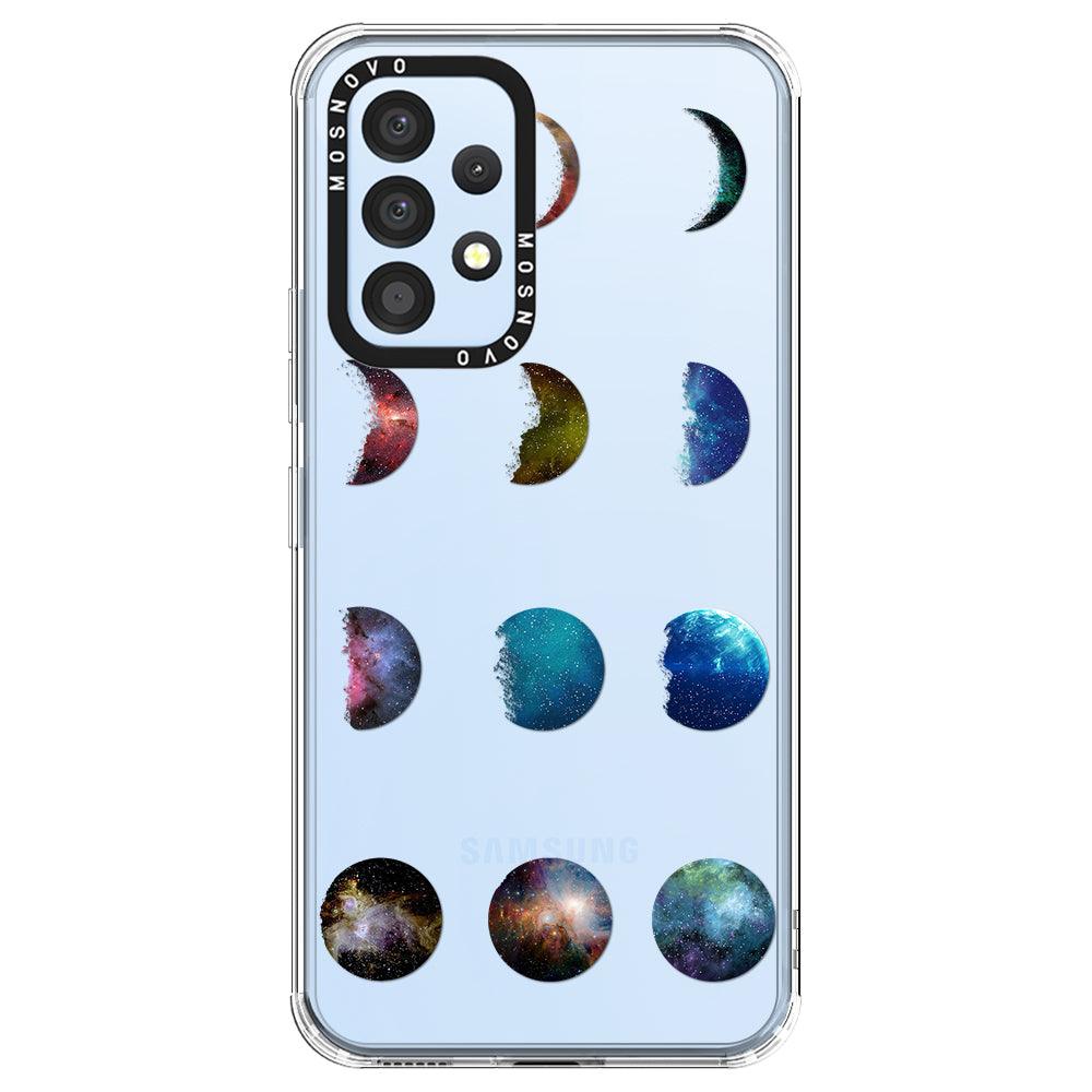 Moon Phase Phone Case - Samsung Galaxy A53 Case - MOSNOVO