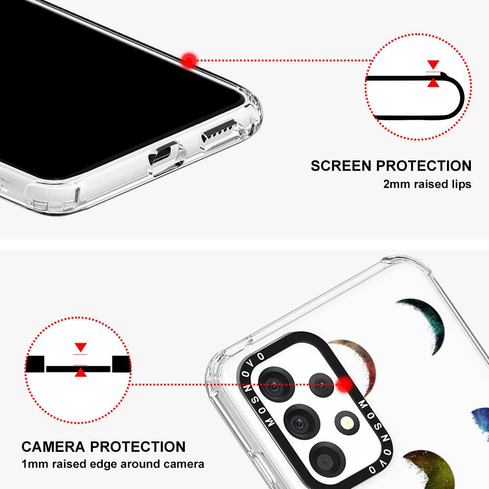 Moon Phase Phone Case - Samsung Galaxy A53 Case - MOSNOVO