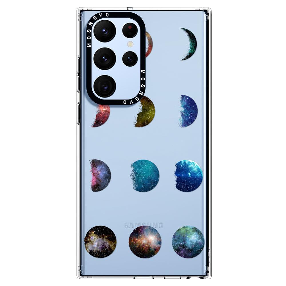 Moon Phase Phone Case - Samsung Galaxy S22 Ultra Case - MOSNOVO