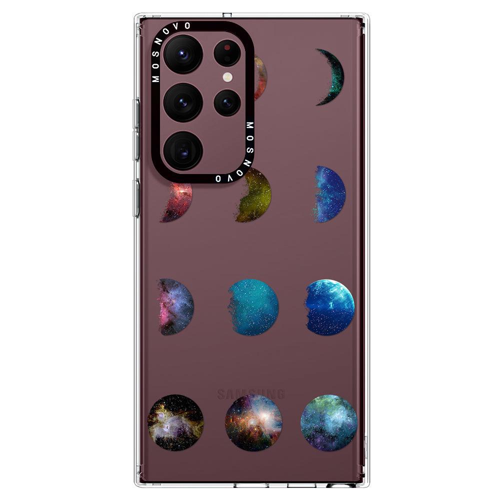 Moon Phase Phone Case - Samsung Galaxy S22 Ultra Case - MOSNOVO