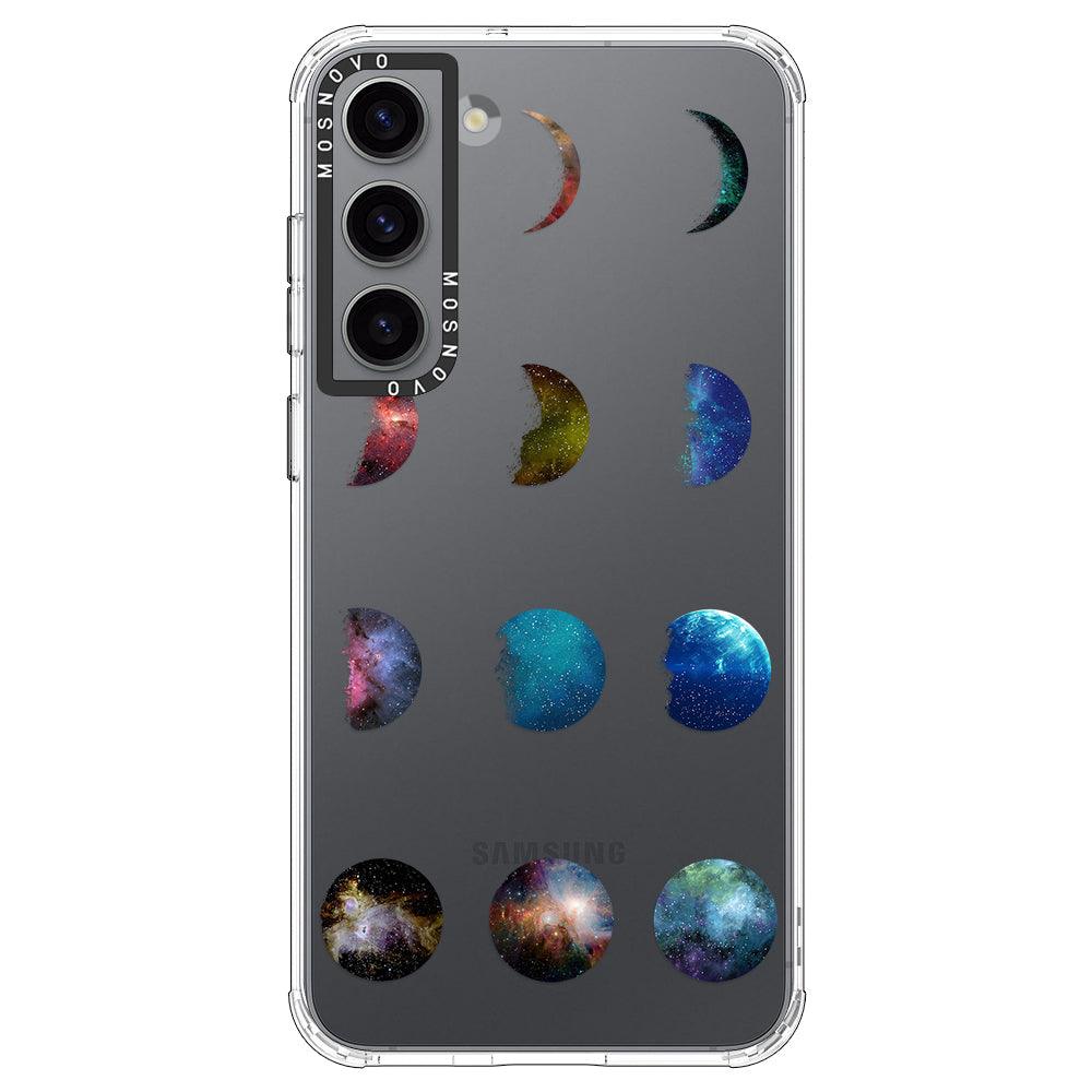 Moon Phase Phone Case - Samsung Galaxy S23 Plus Case - MOSNOVO