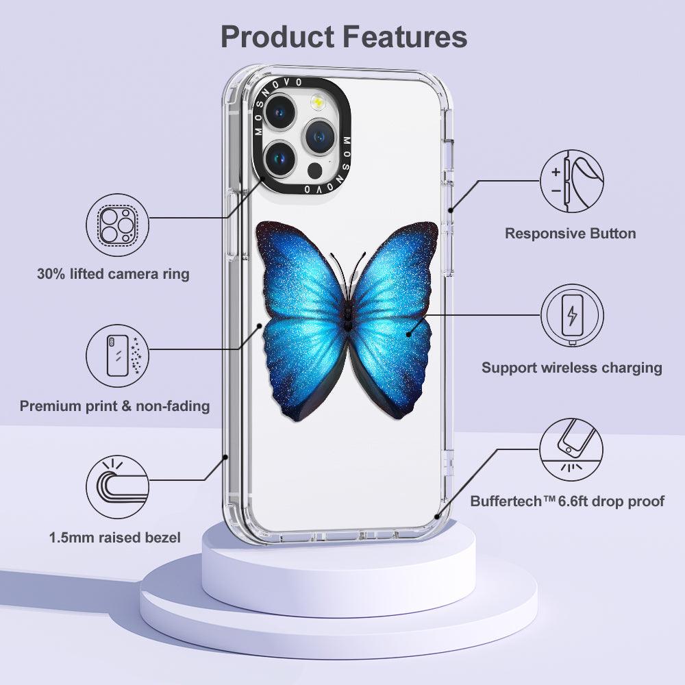 Shimmering Butterfly Phone Case - iPhone 12 Pro Case - MOSNOVO