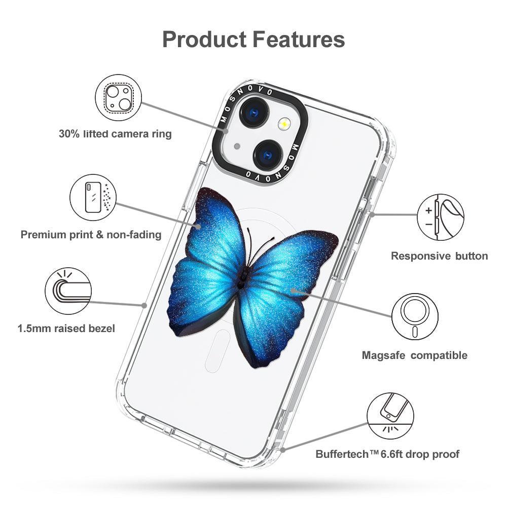 Shimmering Butterfly Phone Case - iPhone 13 Case - MOSNOVO