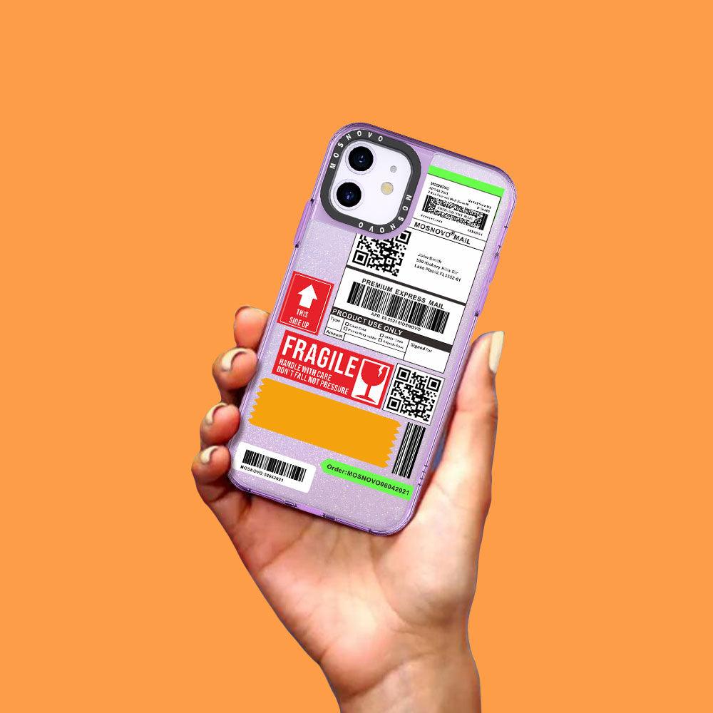 MOSNOVO LABEL Glitter Phone Case - iPhone 11 Case - MOSNOVO