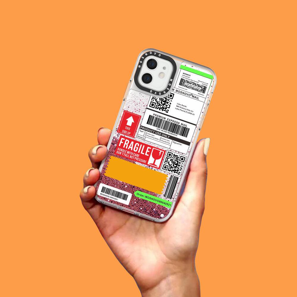 MOSNOVO LABEL Glitter Phone Case - iPhone 12 Mini Case - MOSNOVO