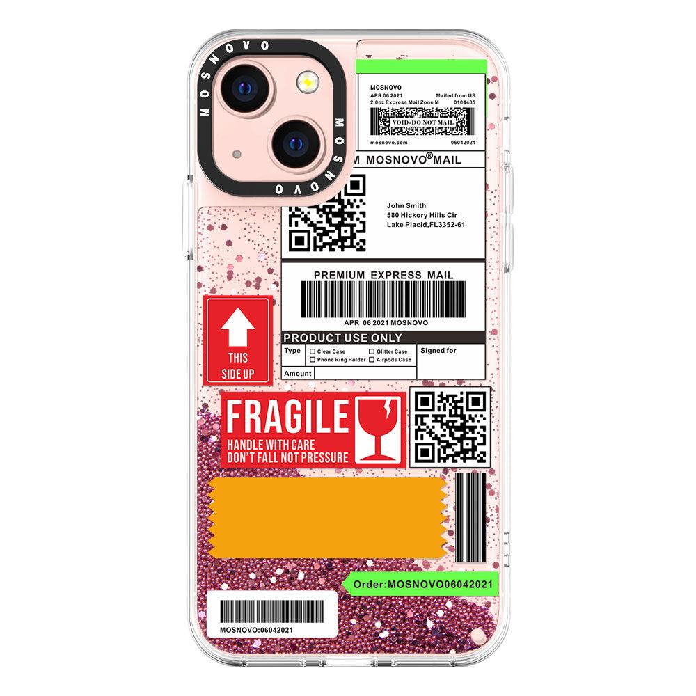 MOSNOVO LABEL Glitter Phone Case - iPhone 13 Case - MOSNOVO