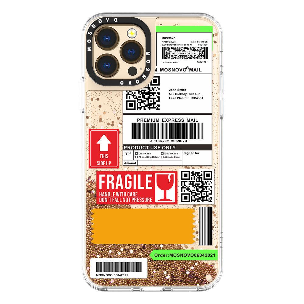 MOSNOVO LABEL Glitter Phone Case - iPhone 13 Pro Max Case - MOSNOVO