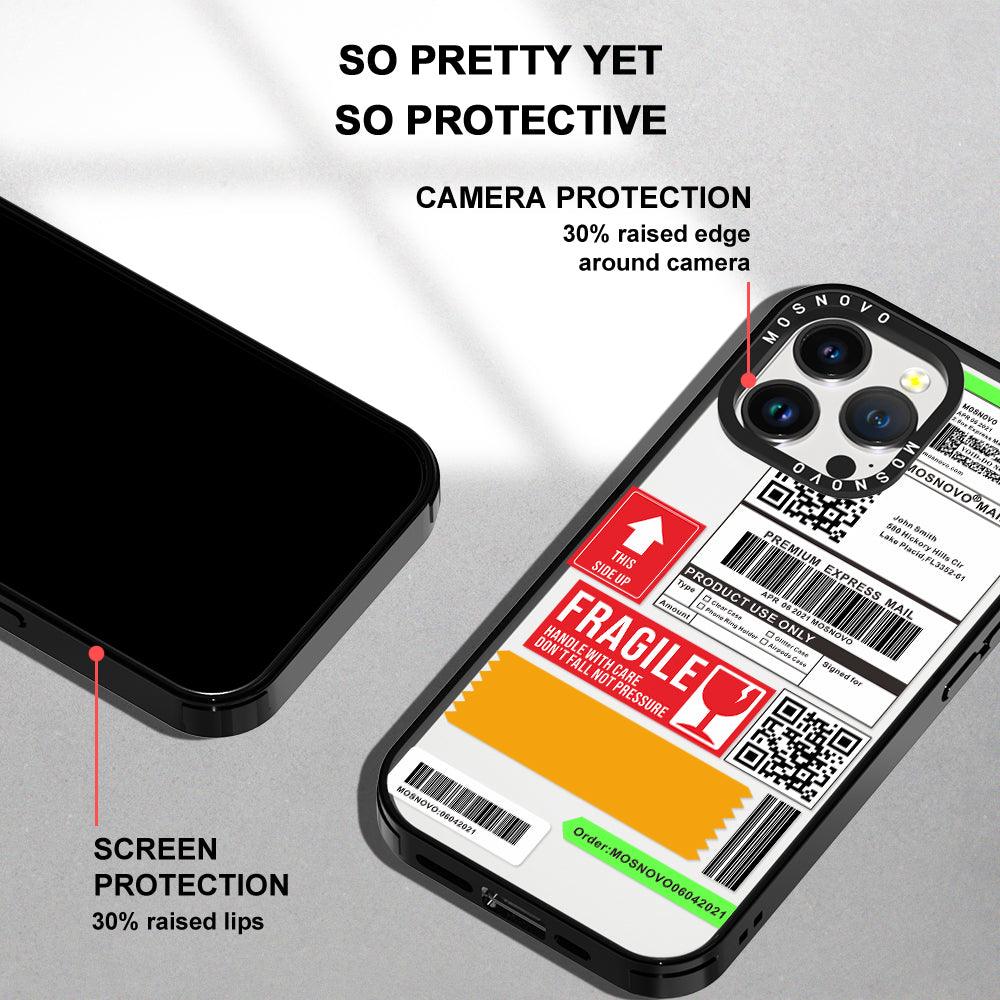 MOSNOVO LABEL Phone Case - iPhone 14 Pro Max Case - MOSNOVO