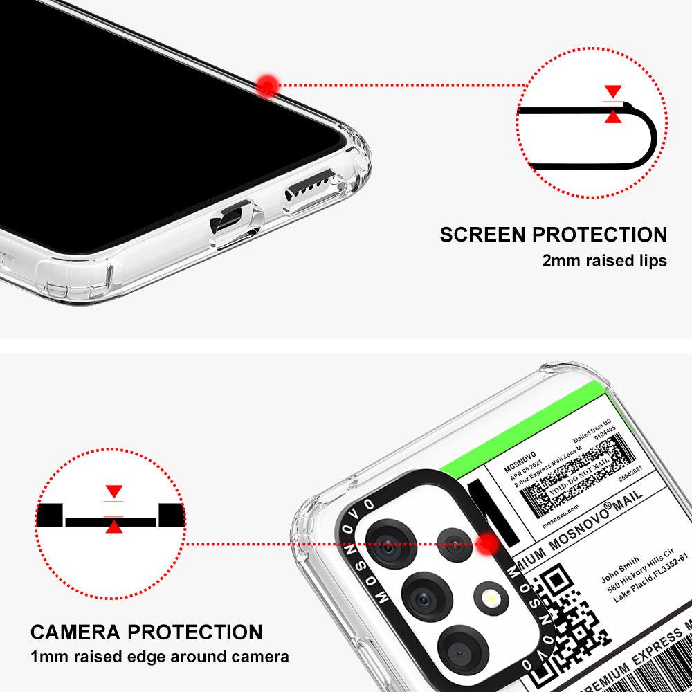 MOSNOVO Mail Label Phone Case - Samsung Galaxy A53 Case - MOSNOVO