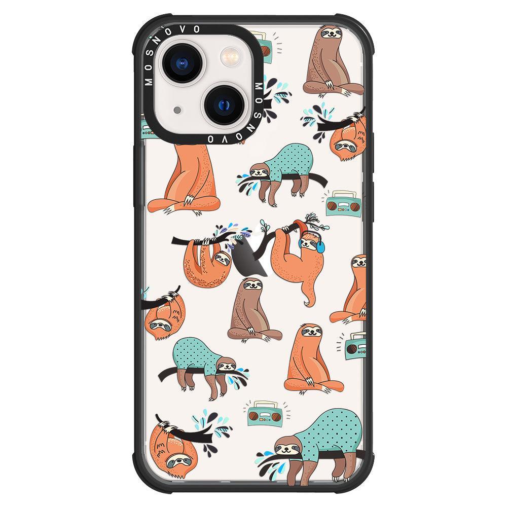 Musical Sloth Phone Case - iPhone 13 Case - MOSNOVO