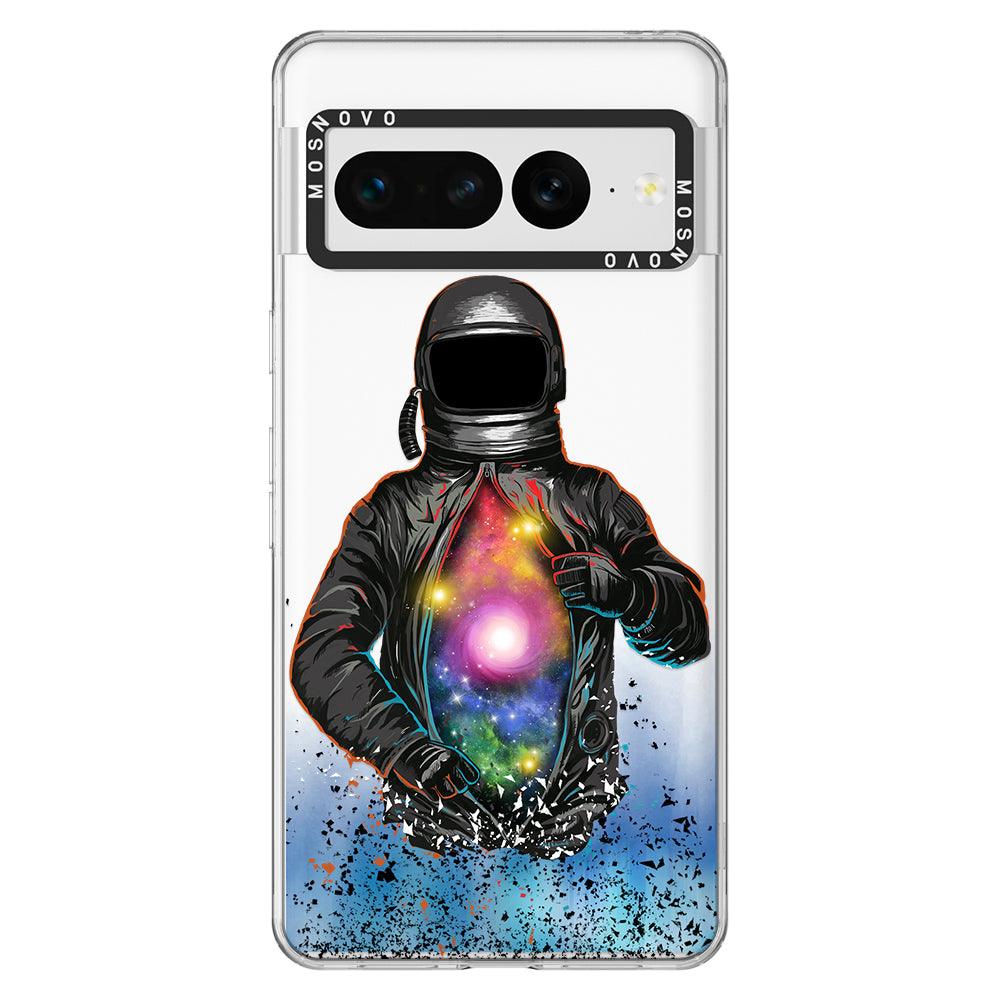 Mystery Astronaut Phone Case - Google Pixel 7 Pro Case - MOSNOVO