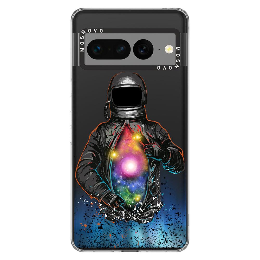 Mystery Astronaut Phone Case - Google Pixel 7 Pro Case - MOSNOVO